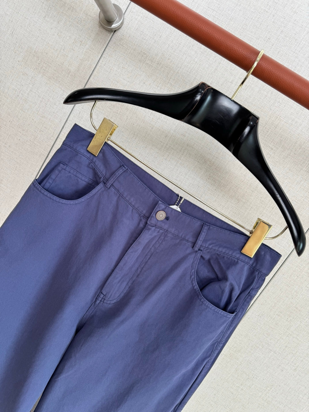 THE ROW Marineblaue Hose Eleganter Minimalismus & Moderner Komfort