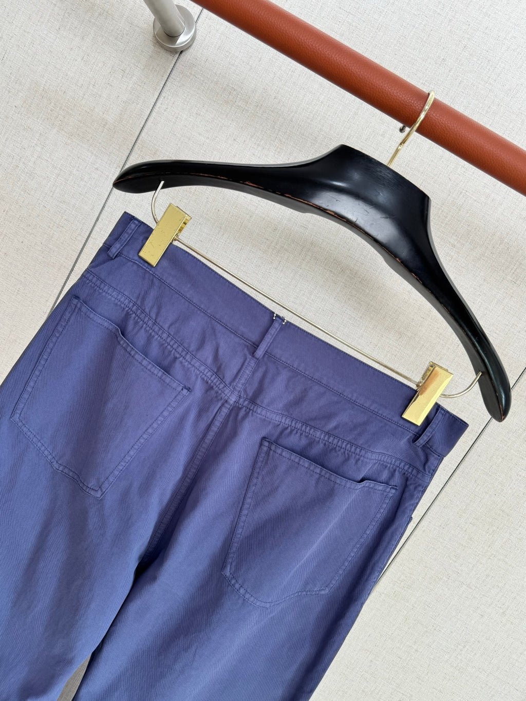 THE ROW Marineblaue Hose Eleganter Minimalismus & Moderner Komfort