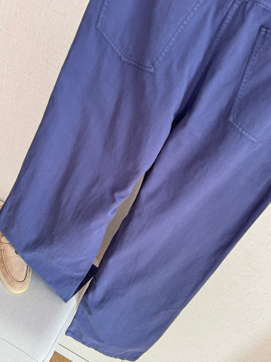 THE ROW Marineblaue Hose Eleganter Minimalismus & Moderner Komfort