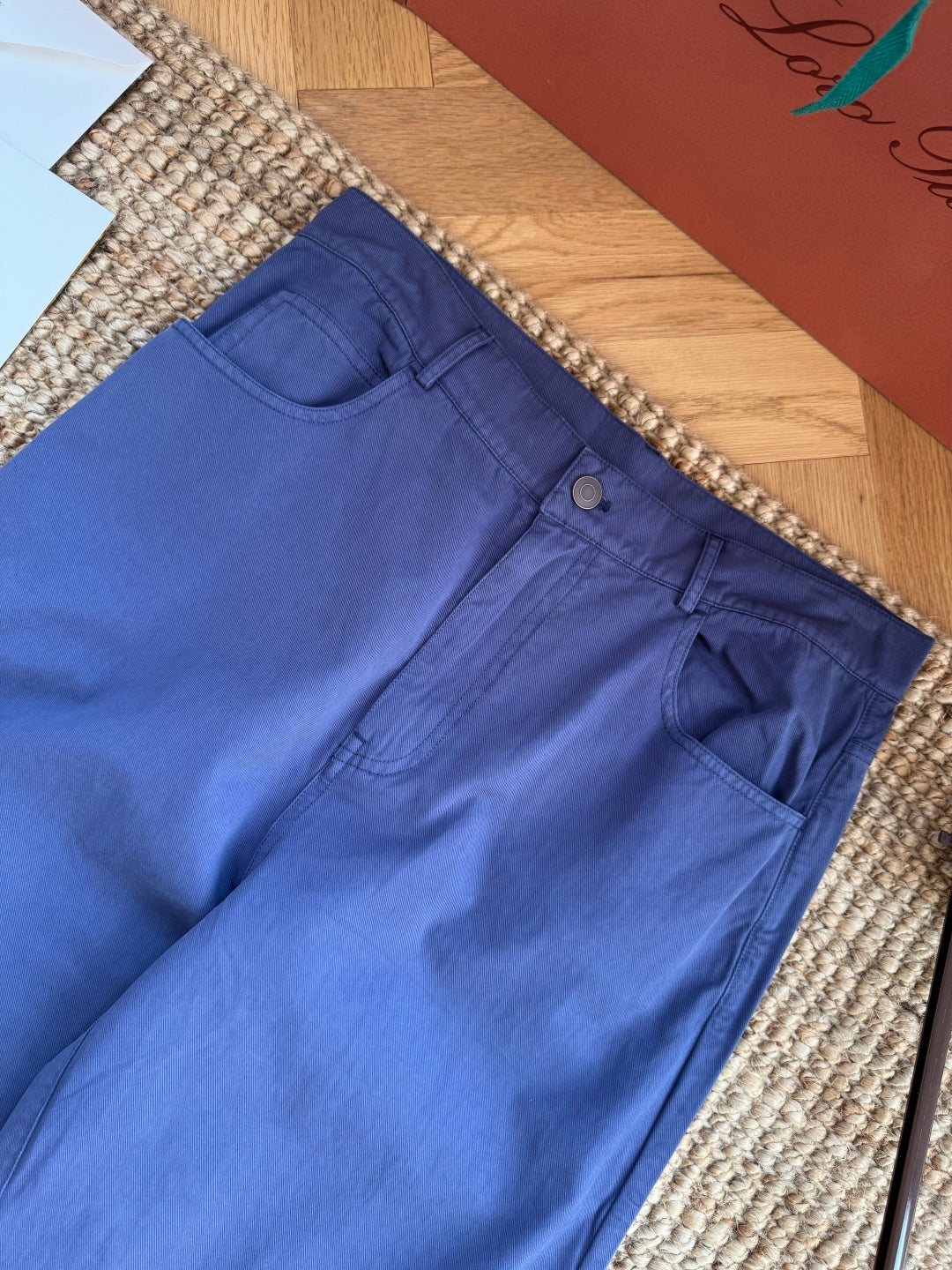 THE ROW Marineblaue Hose Eleganter Minimalismus & Moderner Komfort