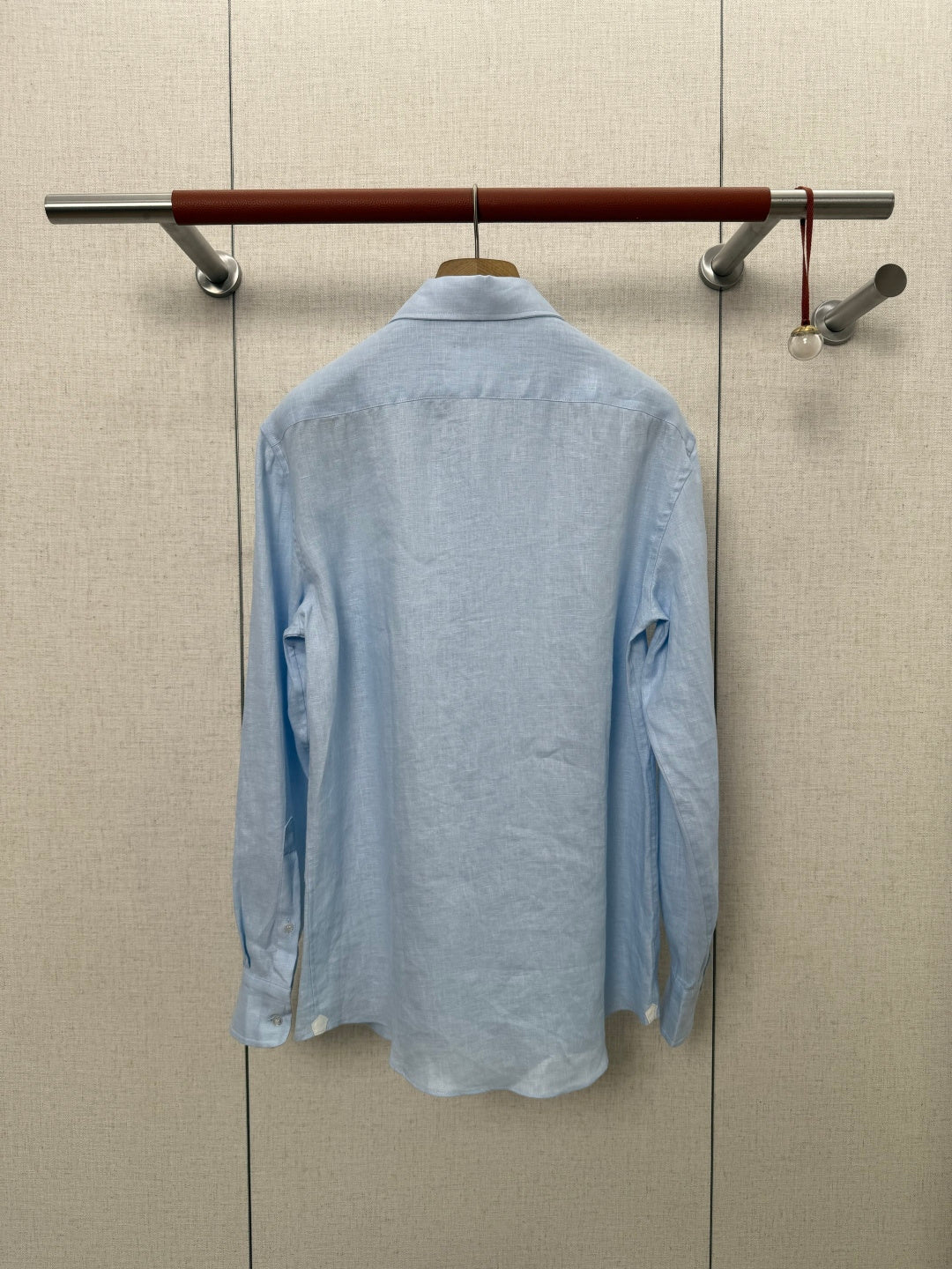 Loro Piana Hemd Hellblau – Leichtes Leinenhemd mit Brusttasche