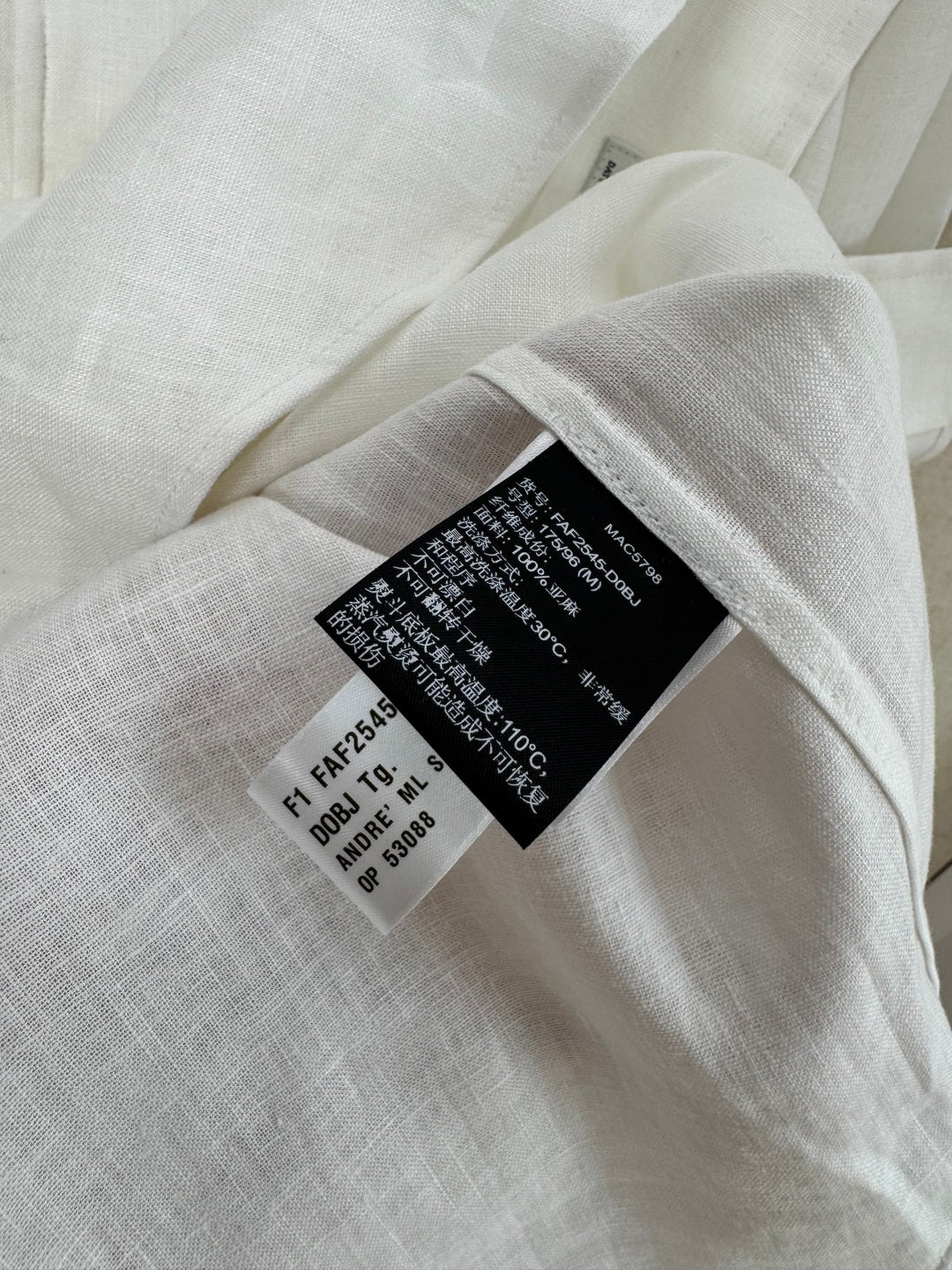 Loro Piana Hemd Weiss – Leichtes Leinenhemd mit Brusttasche