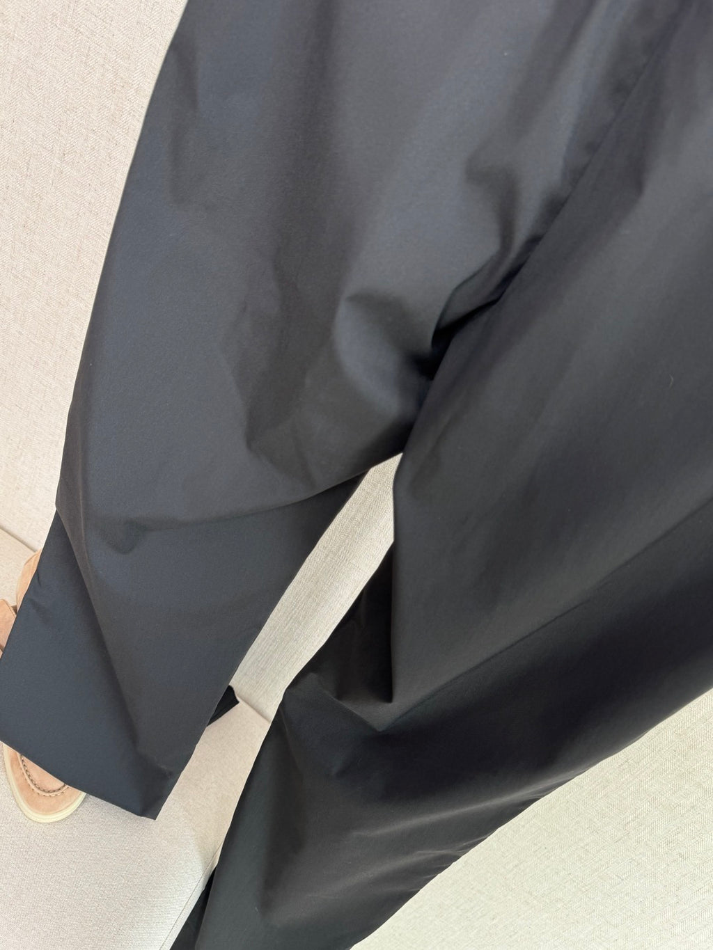 Loro Piana Stoffhose Schwarz – Klassische Hose mit geradem Schnitt
