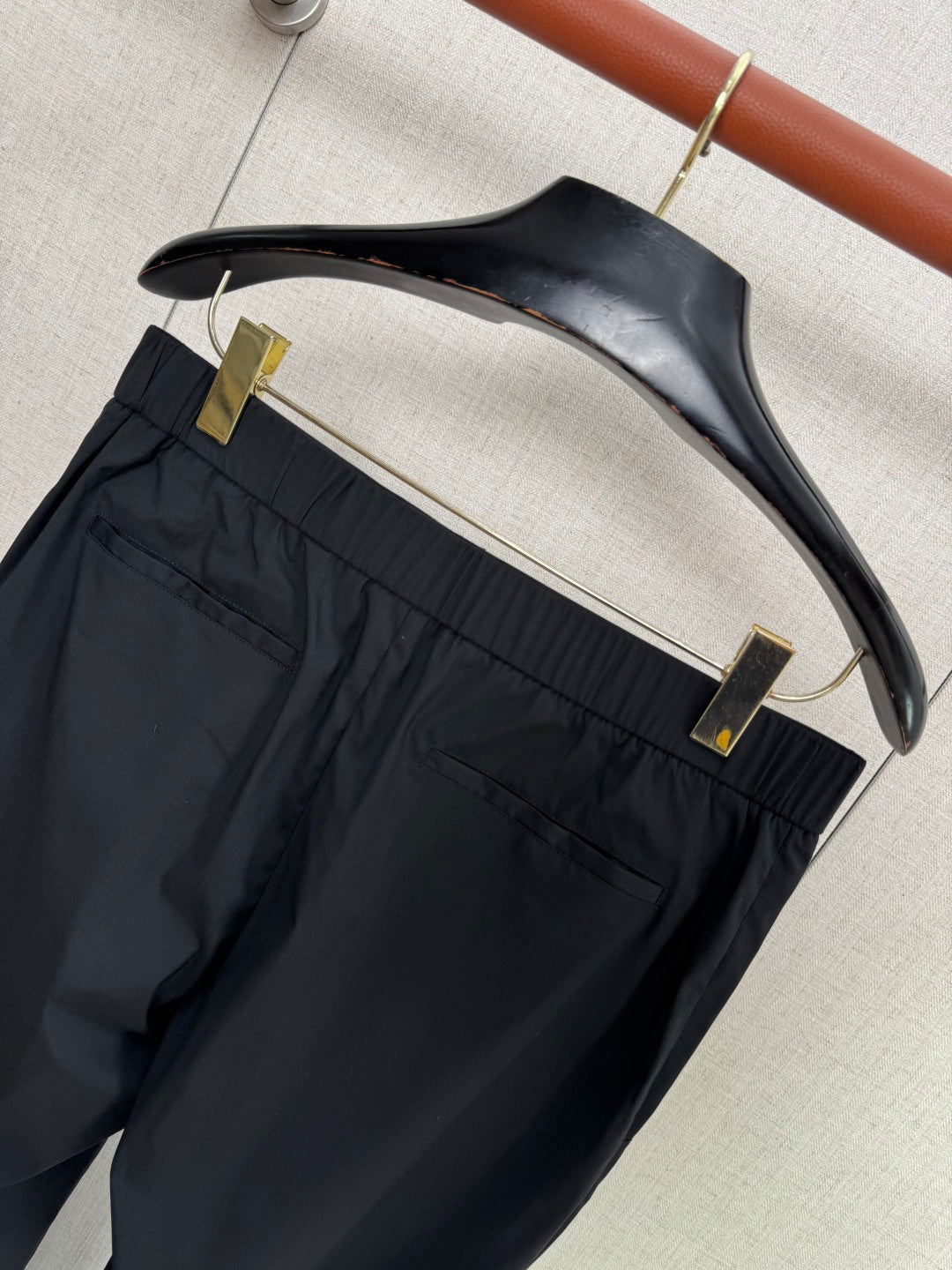 Loro Piana Stoffhose Schwarz – Klassische Hose mit geradem Schnitt