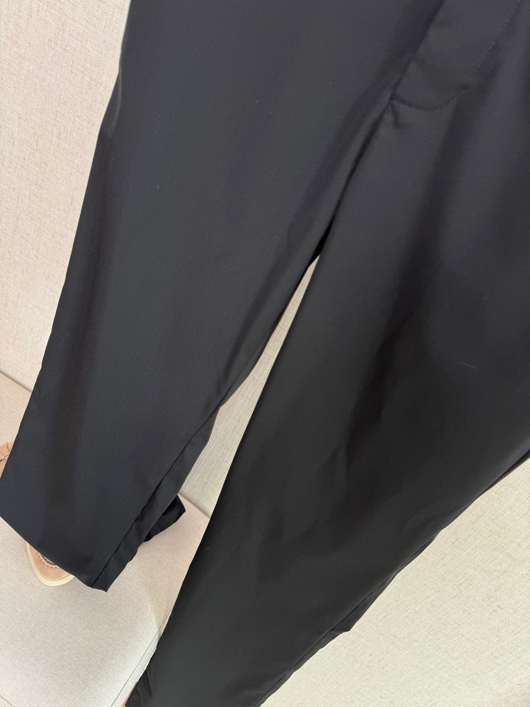 Loro Piana Stoffhose Schwarz – Klassische Hose mit geradem Schnitt