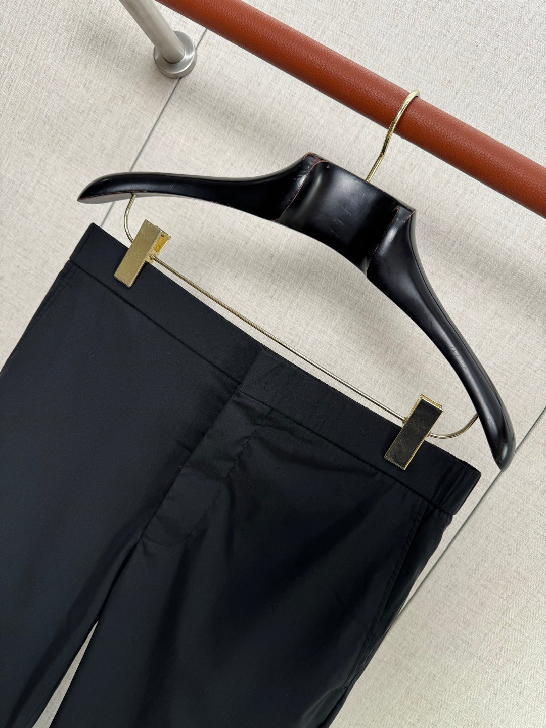 Loro Piana Stoffhose Schwarz – Klassische Hose mit geradem Schnitt
