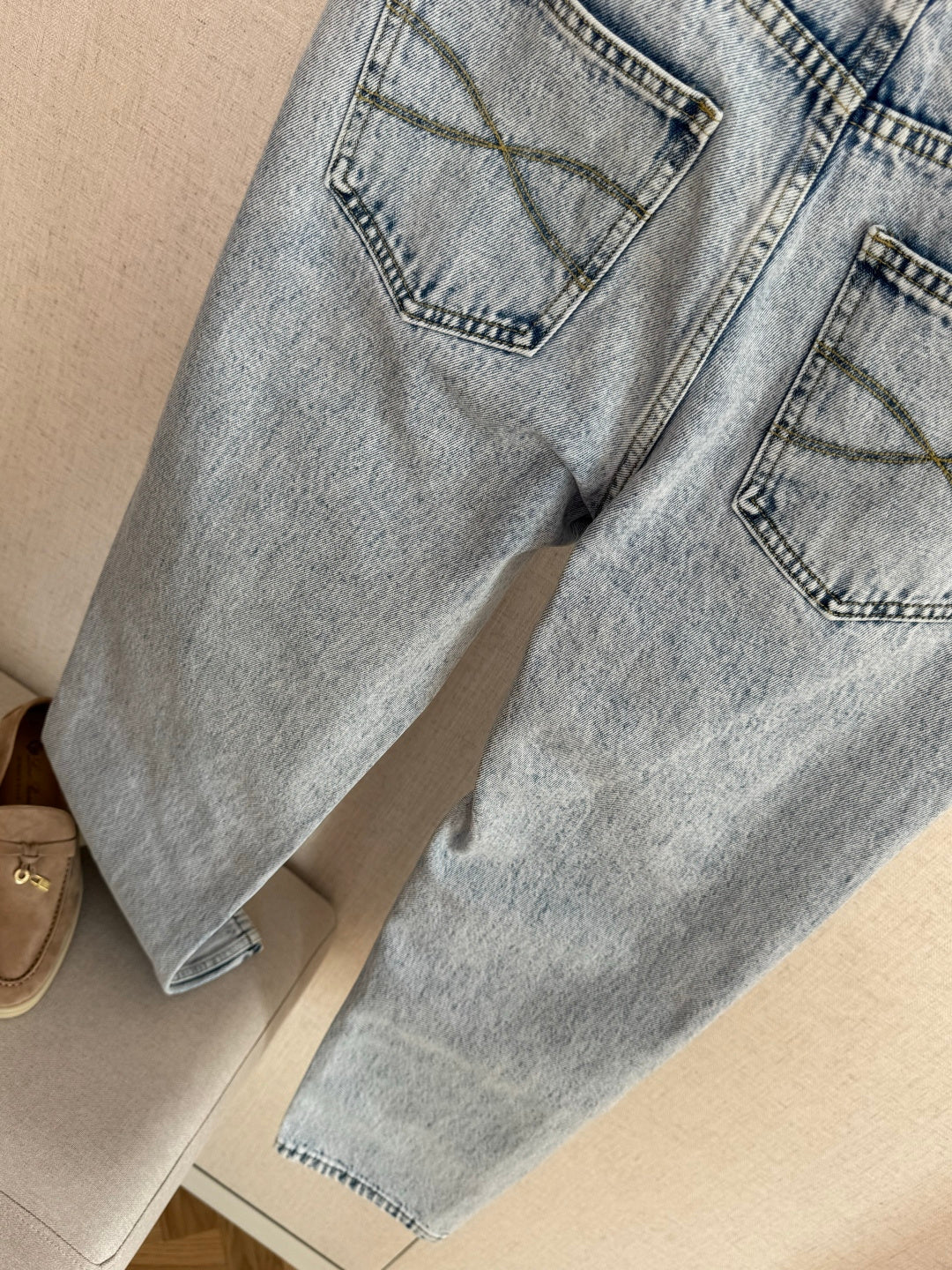 Brunello Cucinelli Jeans in Hellblauer Waschung mit klassischem 5-Pocket-Design