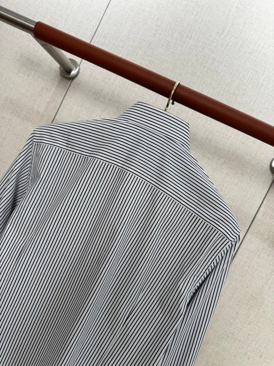 Loro Piana Businesshemd Blau-Weiss – Feines Streifenhemd mit klassischem Kragen