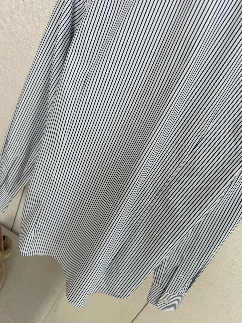 Loro Piana Businesshemd Blau-Weiss – Feines Streifenhemd mit klassischem Kragen