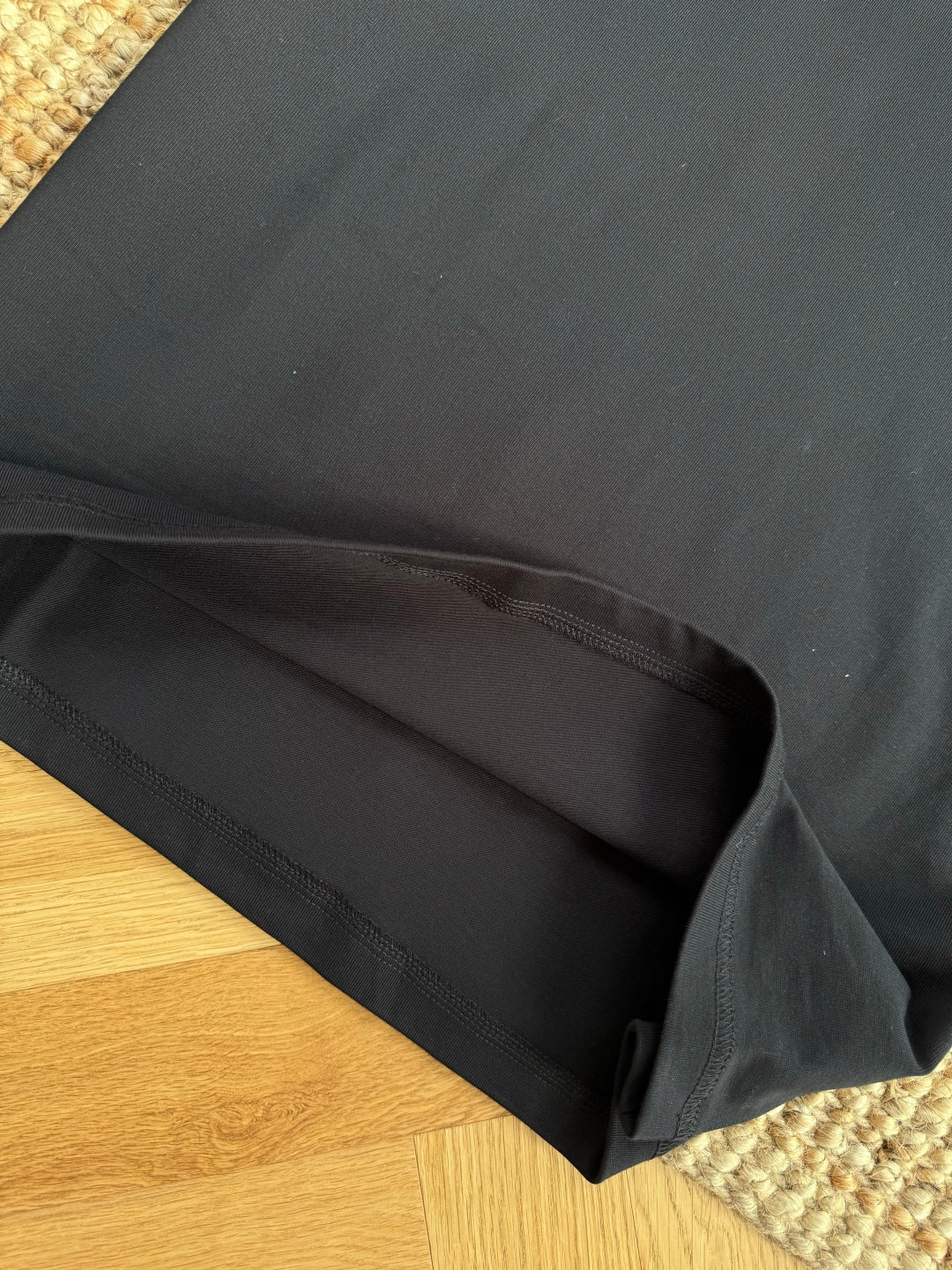 Dior – Schwarzes T-Shirt aus Baumwolle mit Brusttasche
