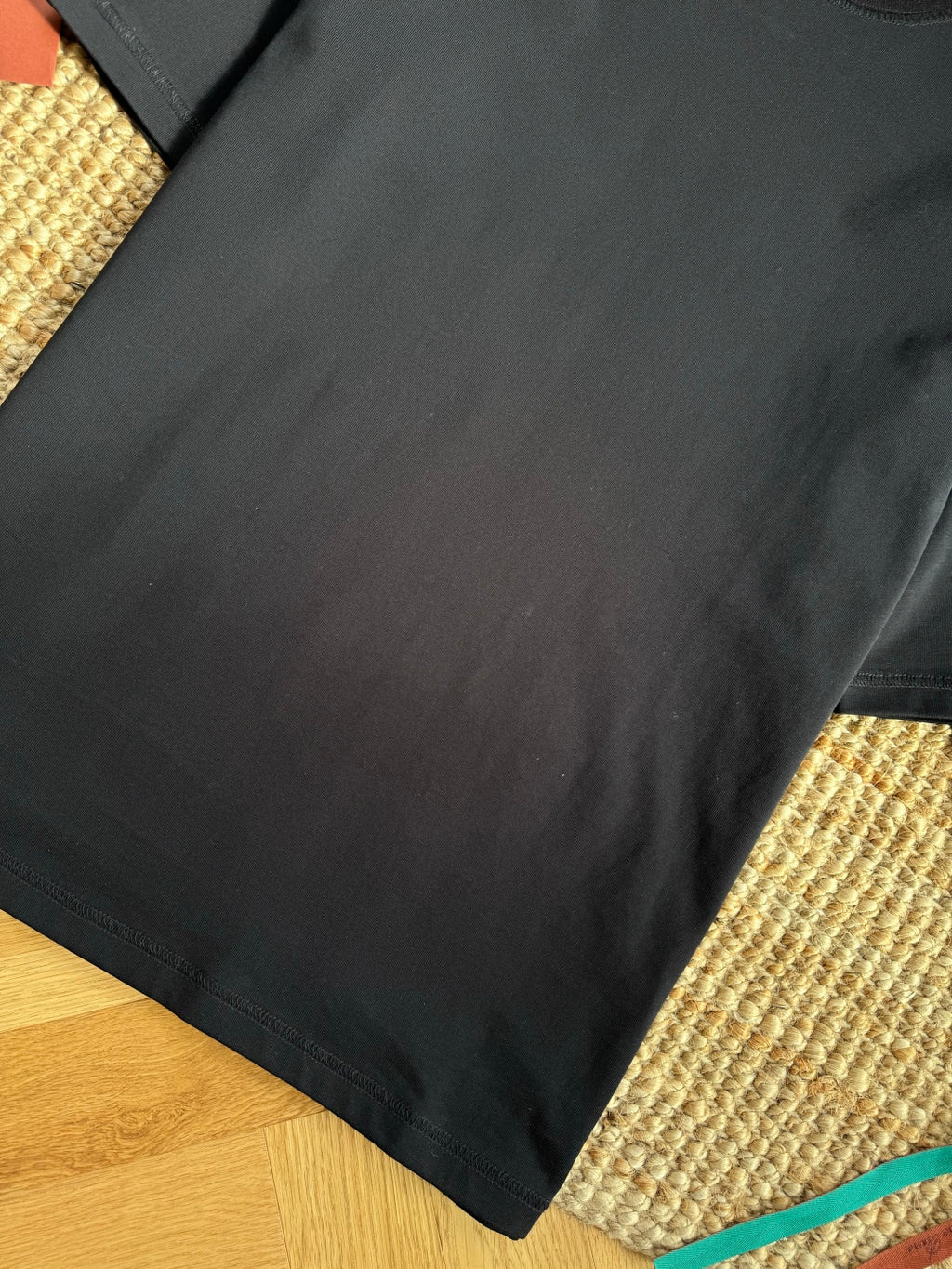 Dior – Schwarzes T-Shirt aus Baumwolle mit Brusttasche