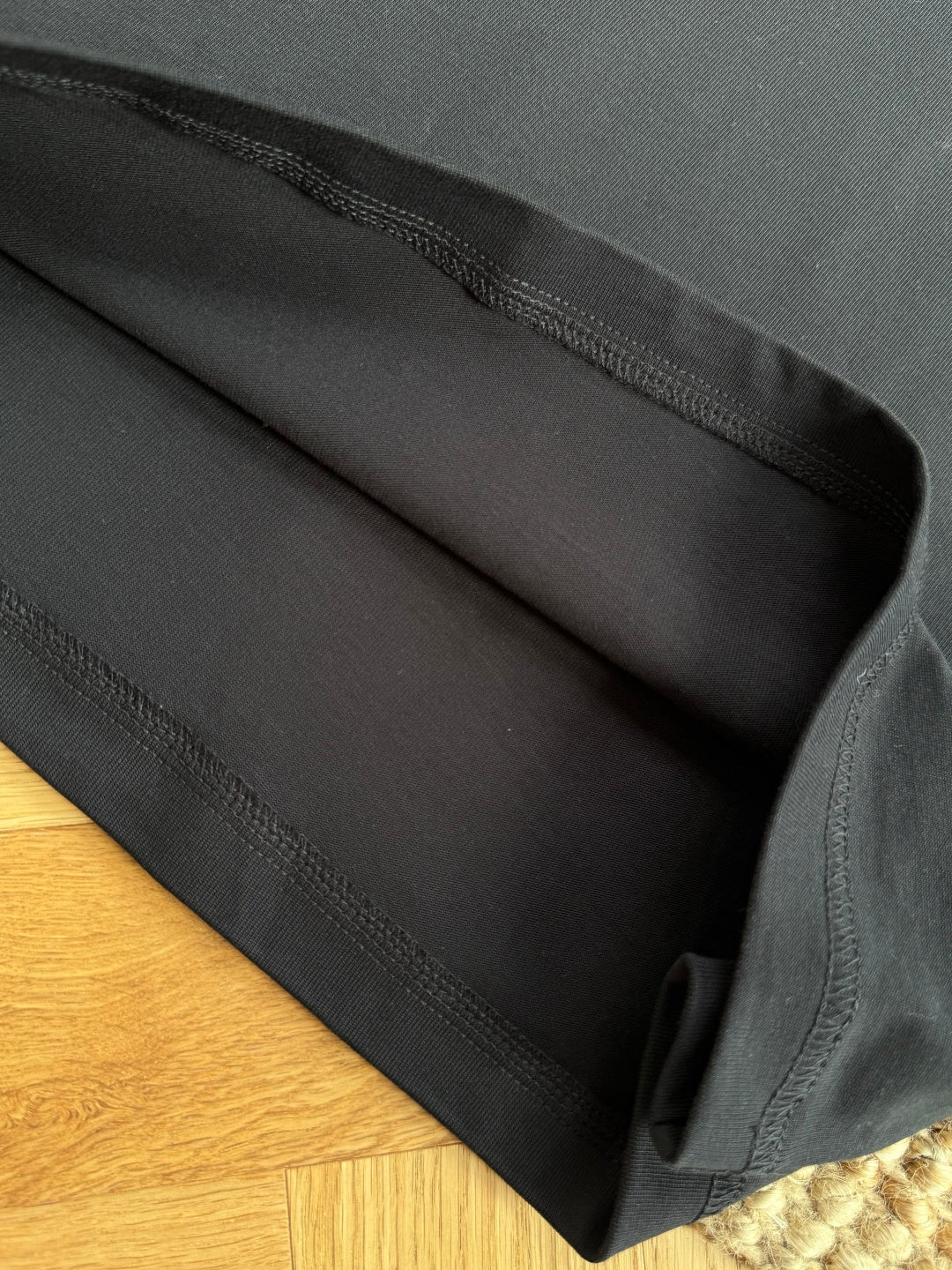 Dior – Schwarzes T-Shirt aus Baumwolle mit Brusttasche