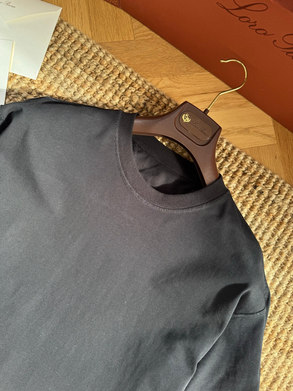 Dior – Schwarzes T-Shirt aus Baumwolle mit Brusttasche