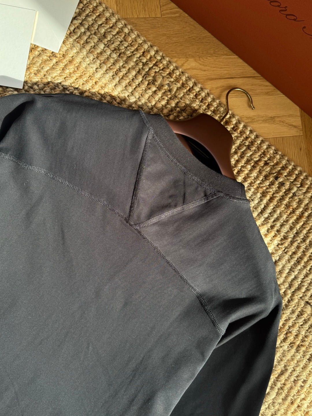 Dior – Schwarzes T-Shirt aus Baumwolle mit Brusttasche