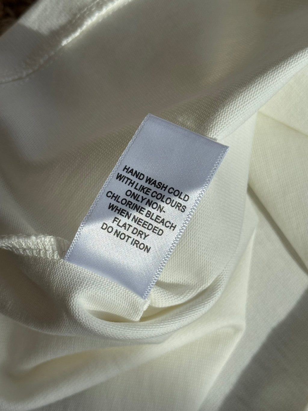 Dior – Weisses T-Shirt aus Baumwolle mit Brusttasche