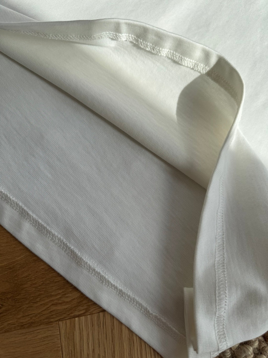 Dior – Weisses T-Shirt aus Baumwolle mit Brusttasche