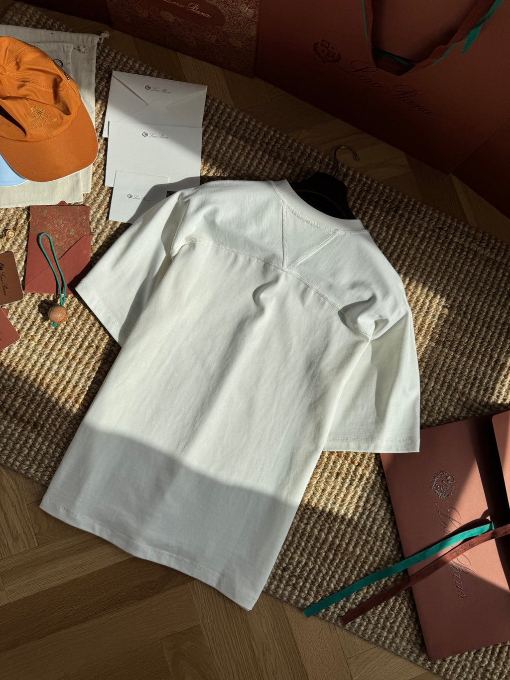 Dior – Weisses T-Shirt aus Baumwolle mit Brusttasche