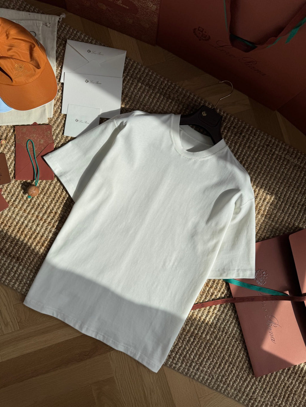 Dior – Weisses T-Shirt aus Baumwolle mit Brusttasche