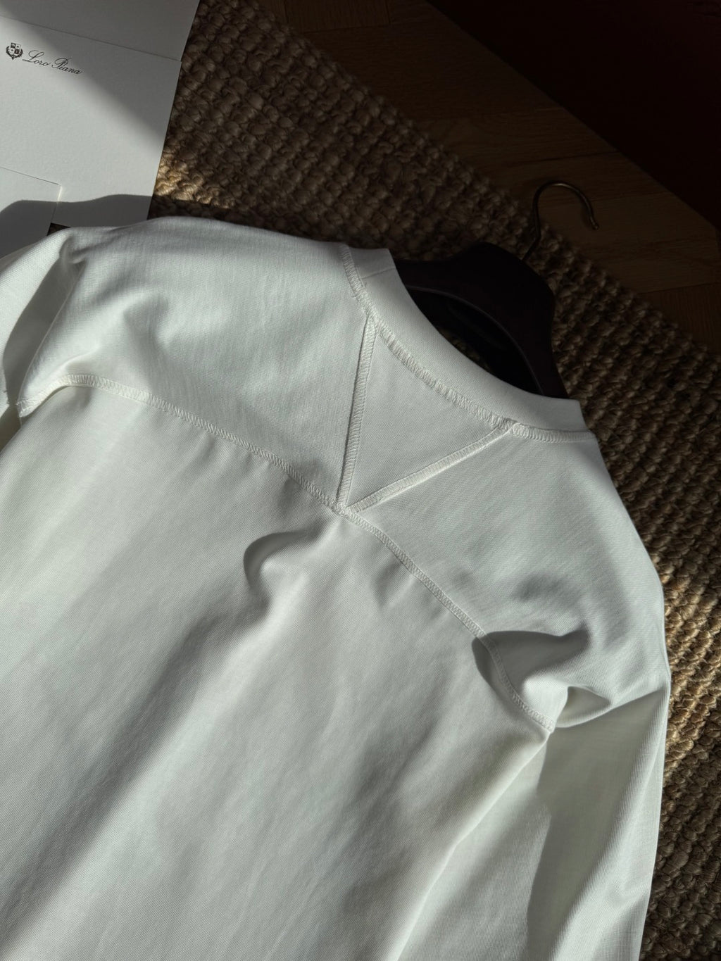 Dior – Weisses T-Shirt aus Baumwolle mit Brusttasche