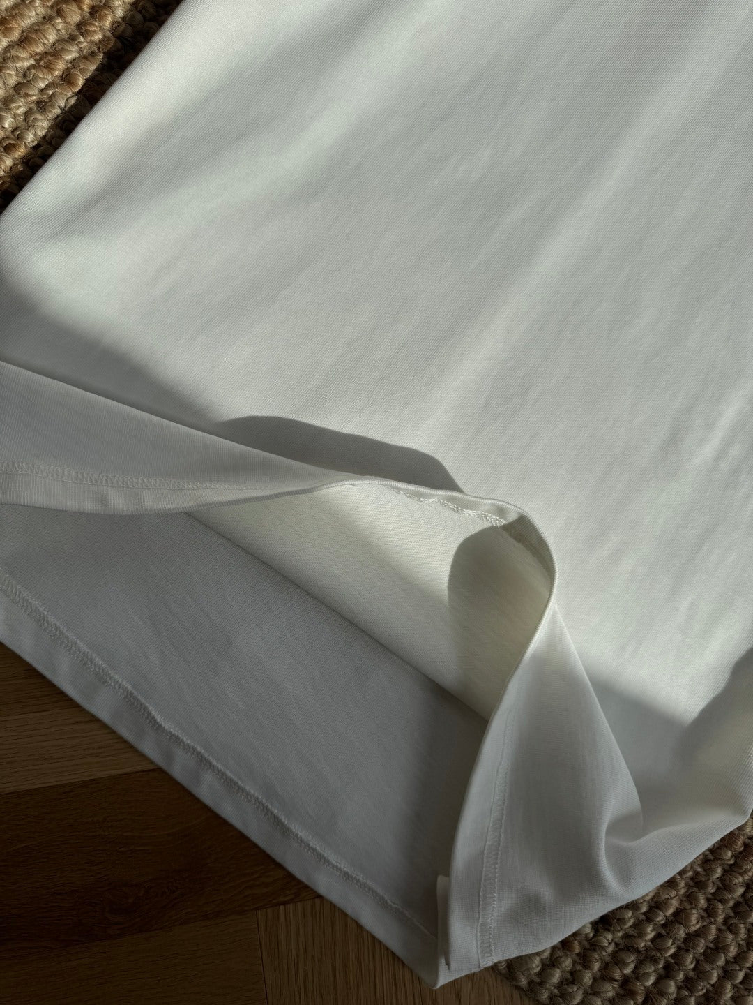 Dior – Weisses T-Shirt aus Baumwolle mit Brusttasche