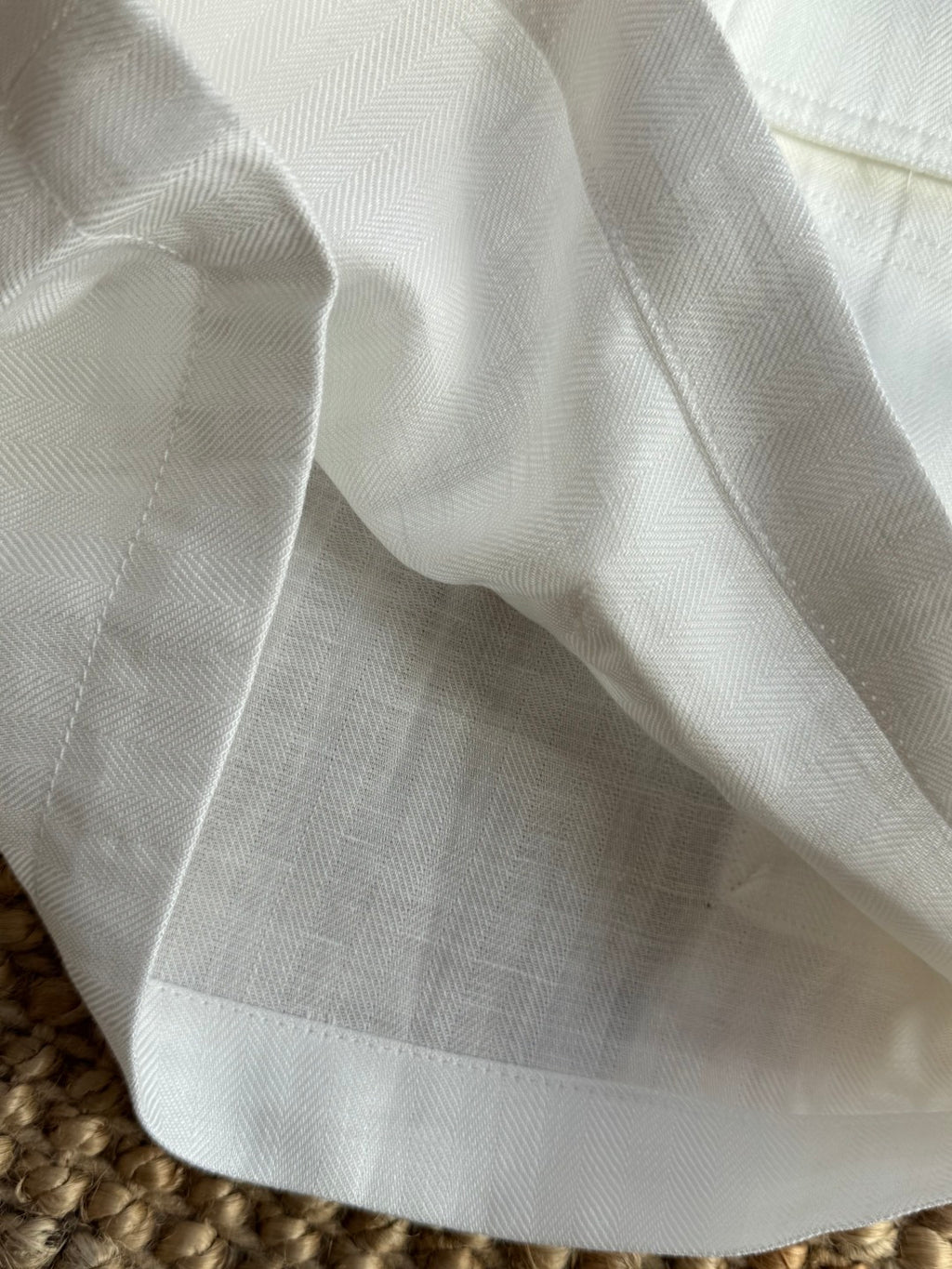 Brunello Cucinelli Cargo-Shorts in Weiß aus leichtem Stoff