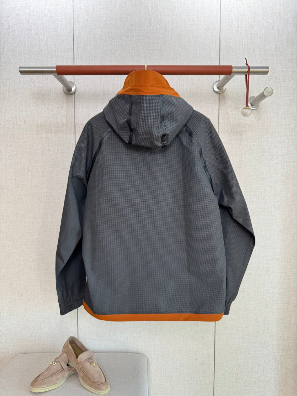 ZEGNA Schwarze Windbreaker Jacke