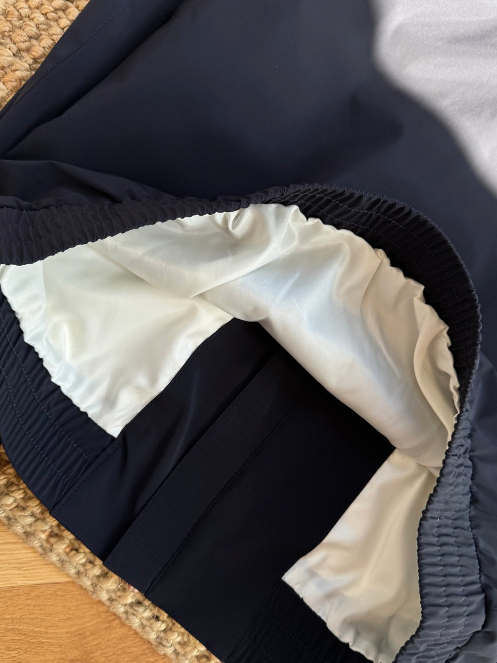 Brunello Cucinelli Dunkelblaue Herren-Stehkragenjacke – Leichte Übergangsjacke