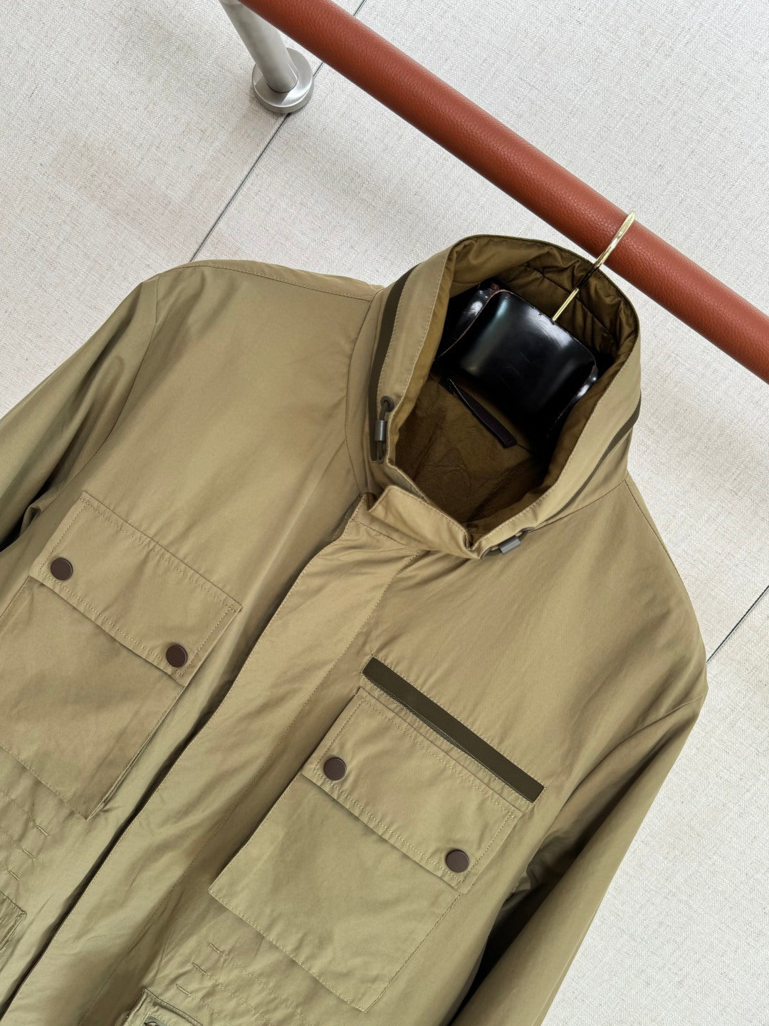 ZEGNA Olivgrüne Field Jacket