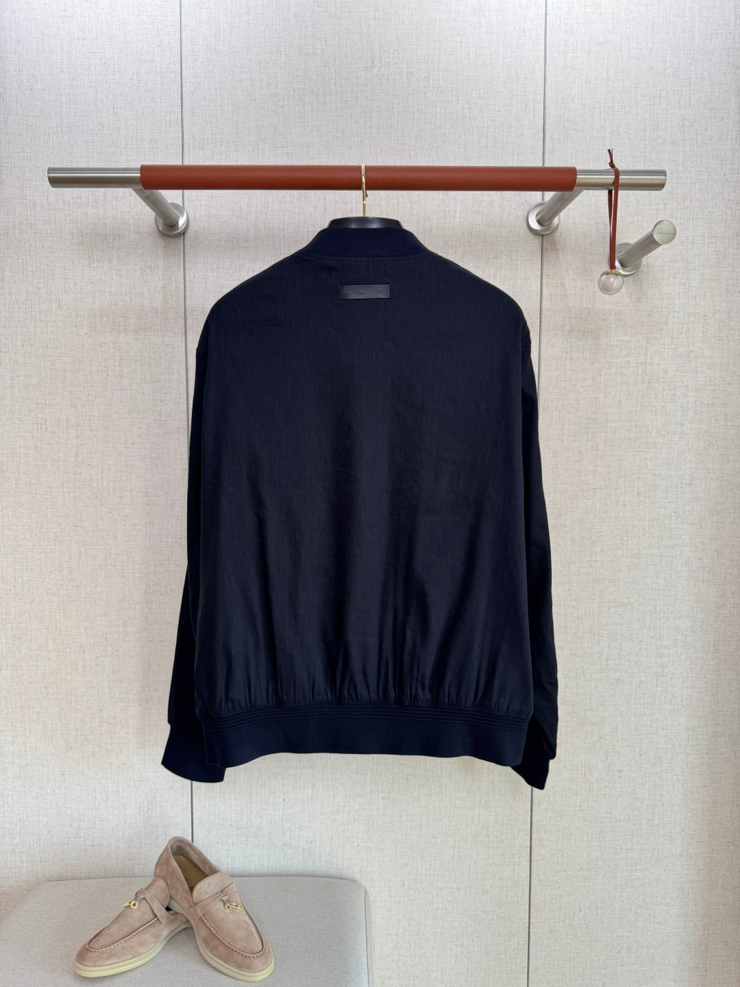 ZEGNA Dunkelblaue Bomberjacke
