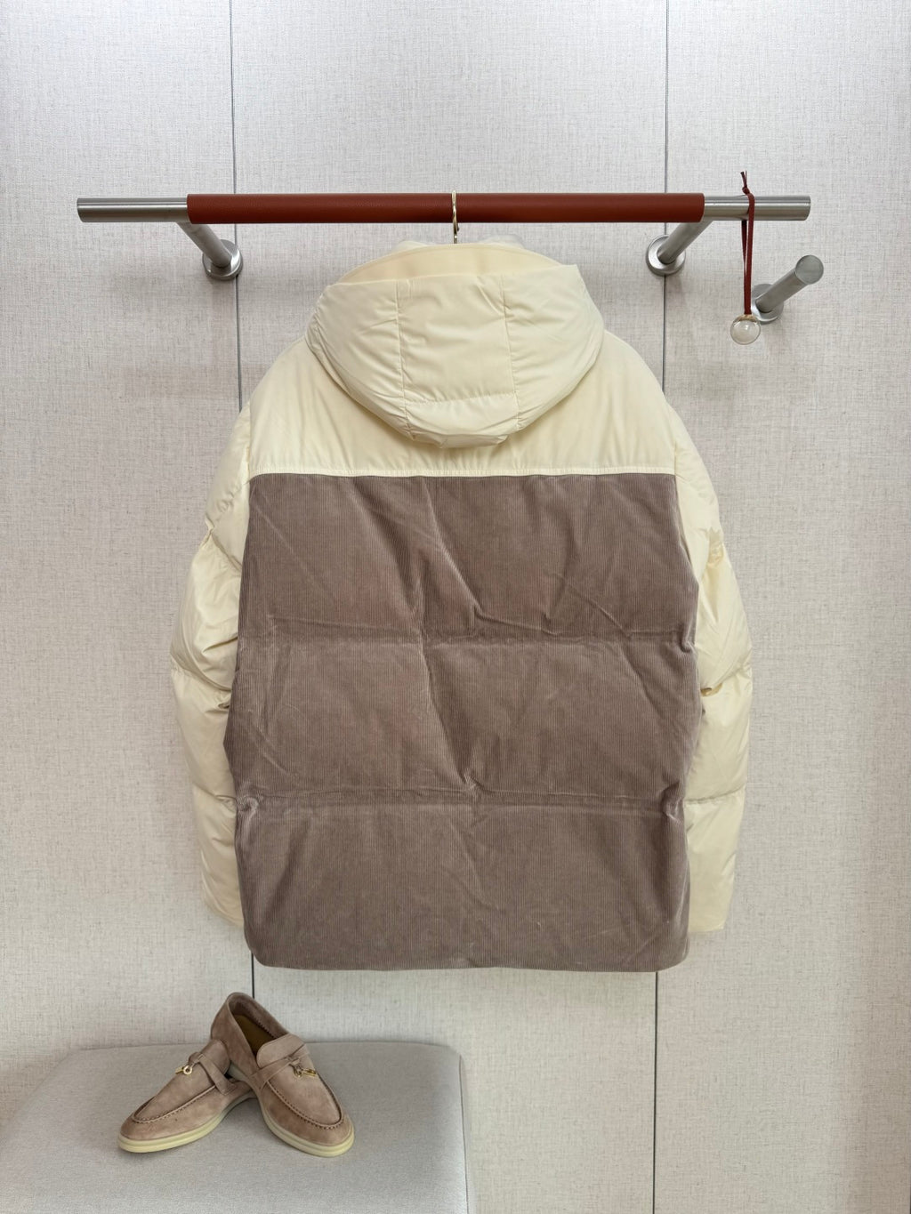 ZEGNA Zweifarbige Daunenjacke