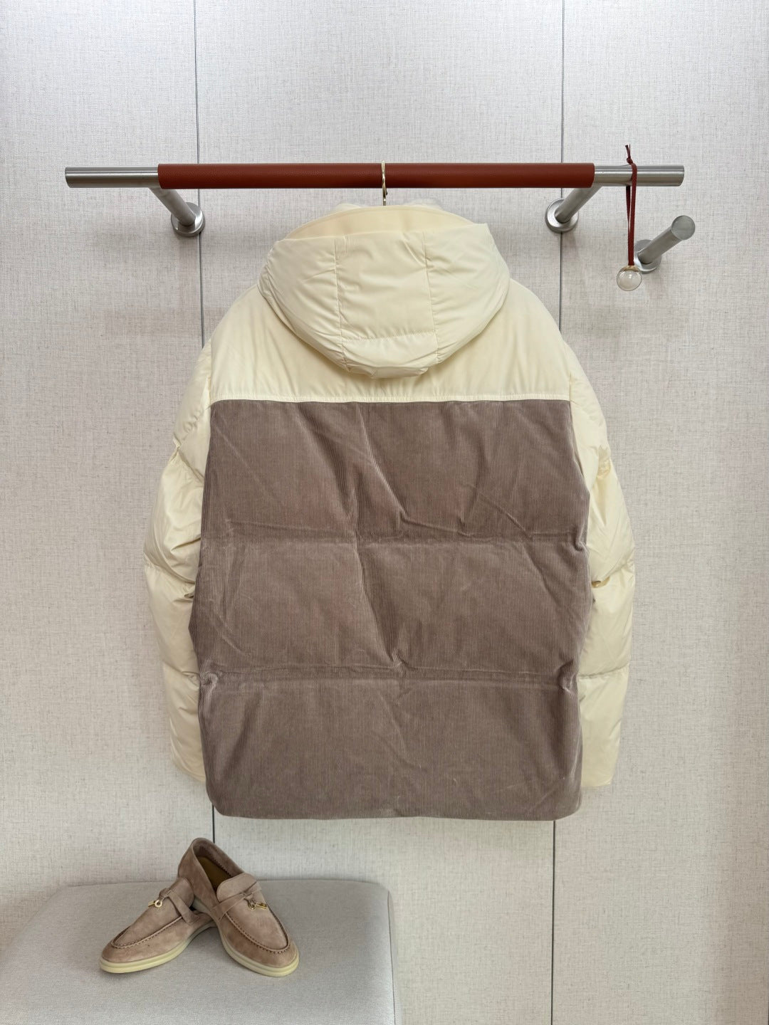 ZEGNA Zweifarbige Daunenjacke