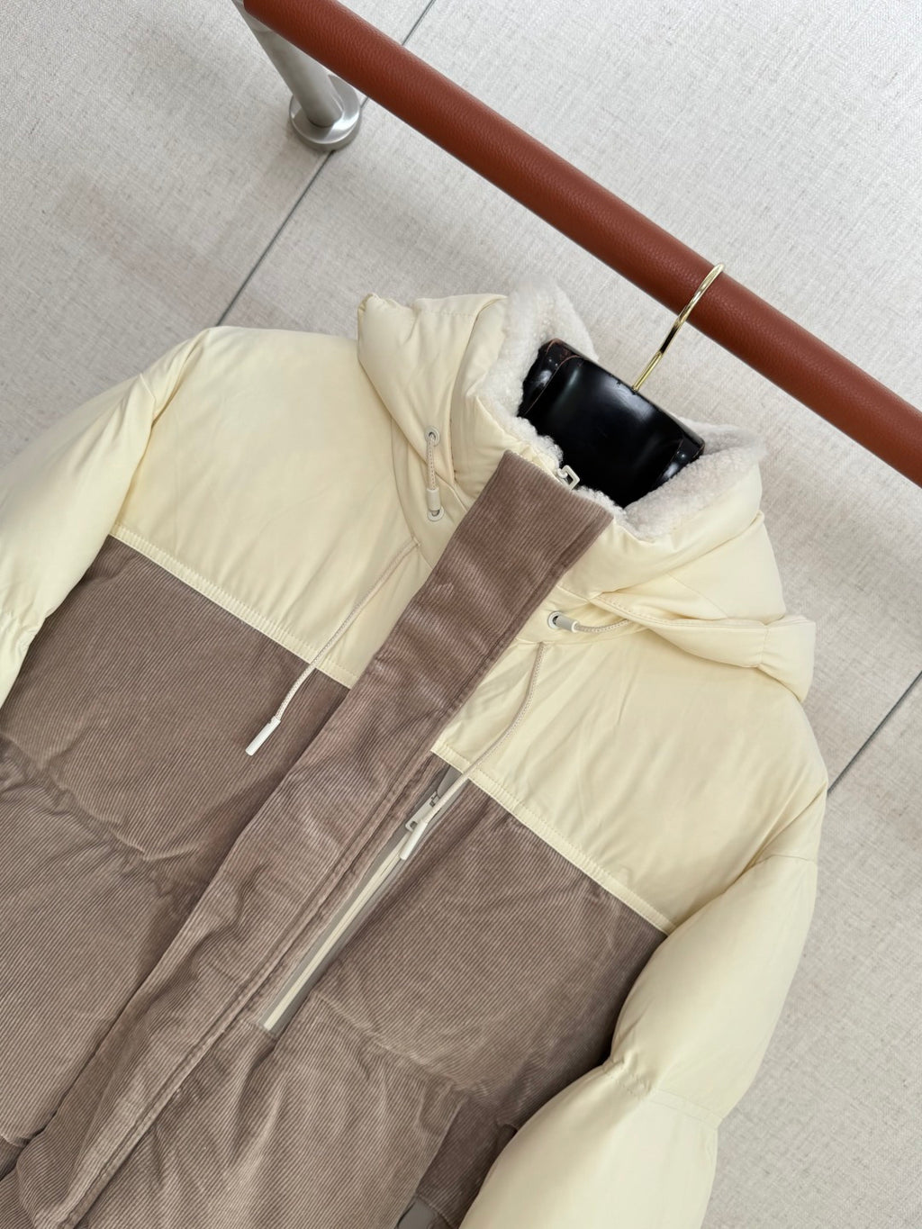 ZEGNA Zweifarbige Daunenjacke