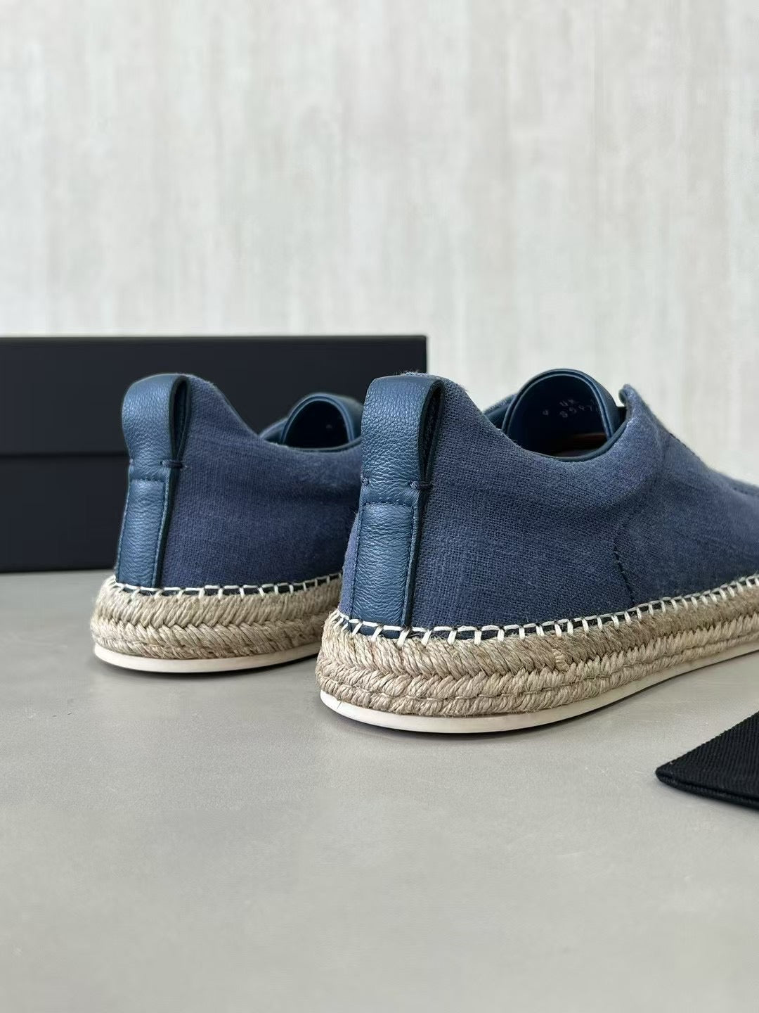 ZEGNA Espadrille Sneaker aus Canvas – Leichte Sommerschuhe in Blau
