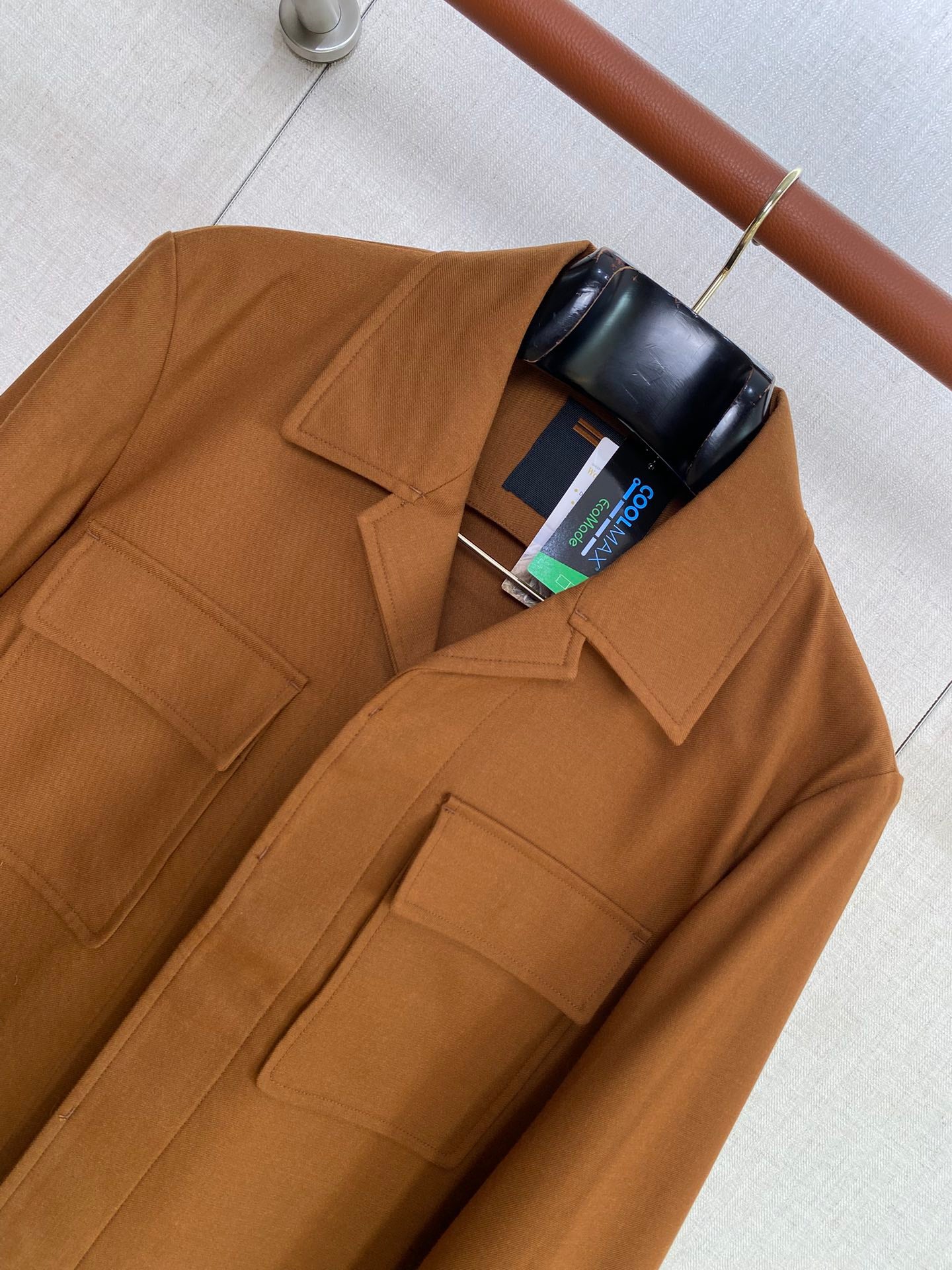 ZEGNA Braune Overshirt Jacke
