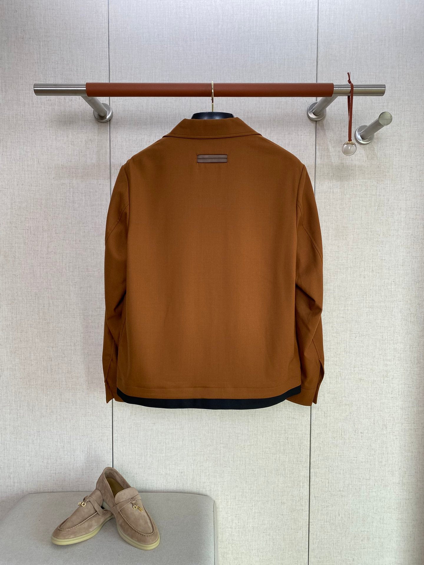 ZEGNA Braune Overshirt Jacke