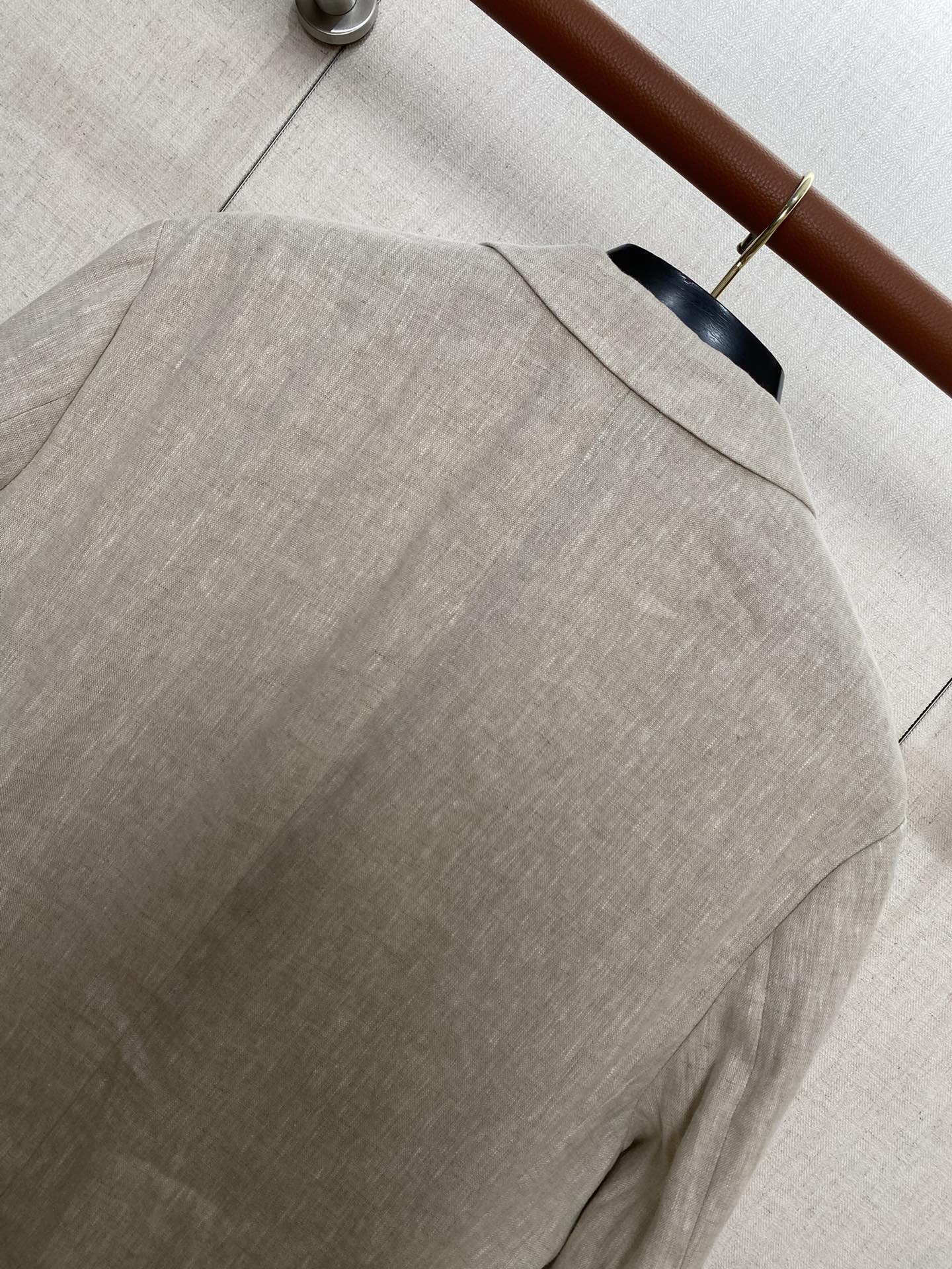 ZEGNA Sommersakko aus Leinen mit Reverskragen Beige