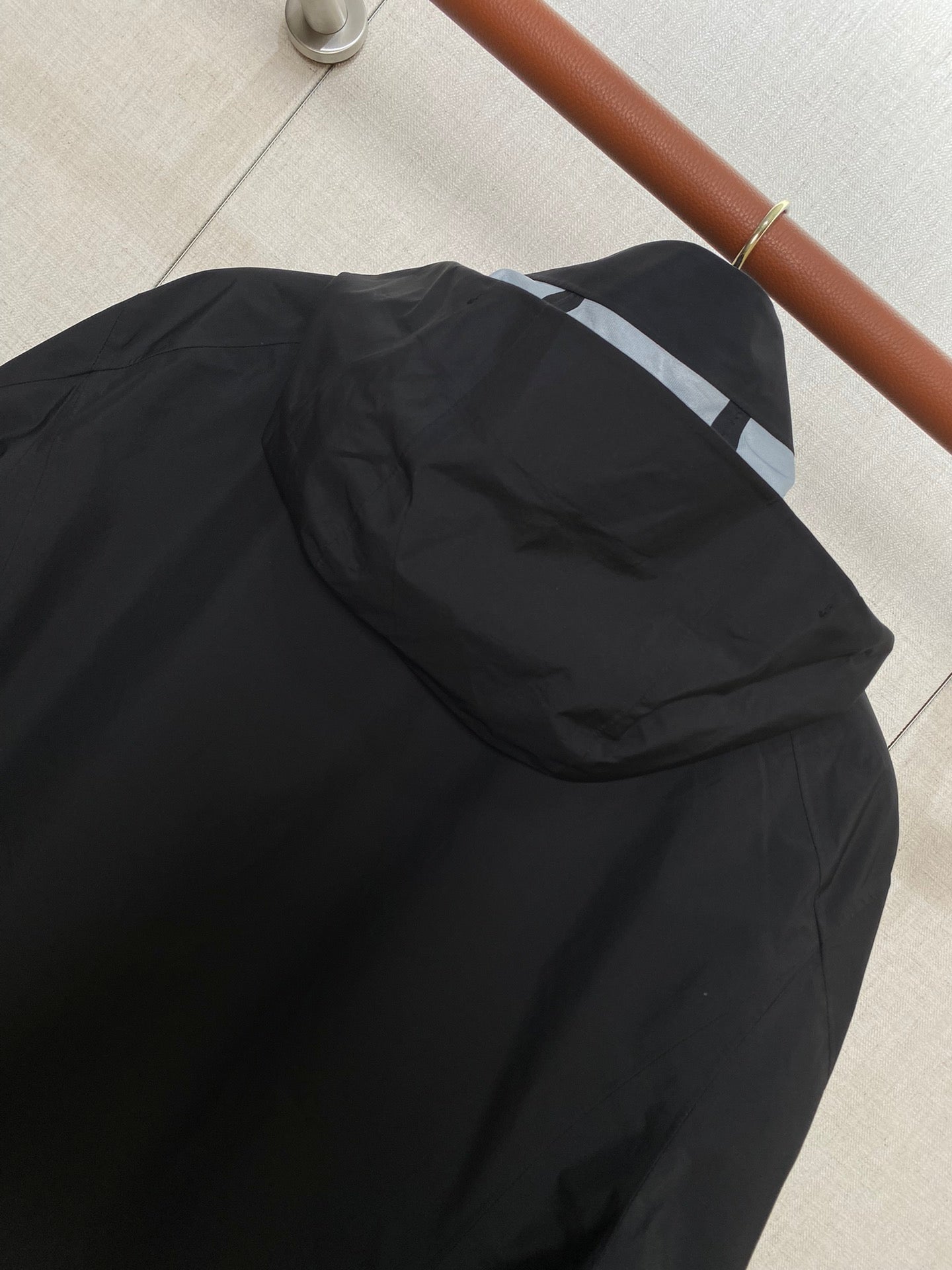 ZEGNA Waterproof Kapuzenjacke in Schwarz
