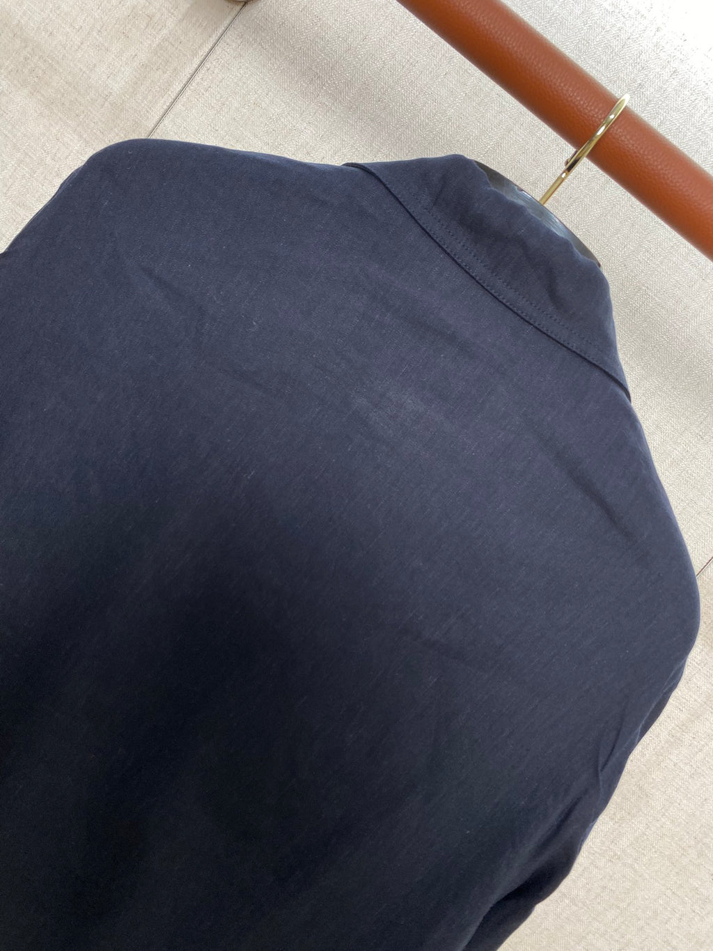 Brunello Cucinelli Elegante Herrenjacke mit Reißverschluss – Navy Blau