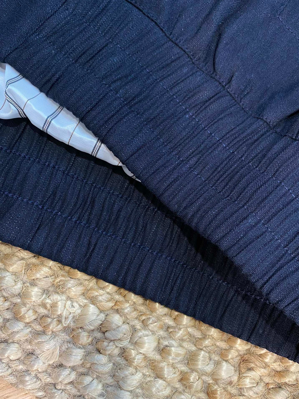 Brunello Cucinelli Elegante Herrenjacke mit Reißverschluss – Navy Blau