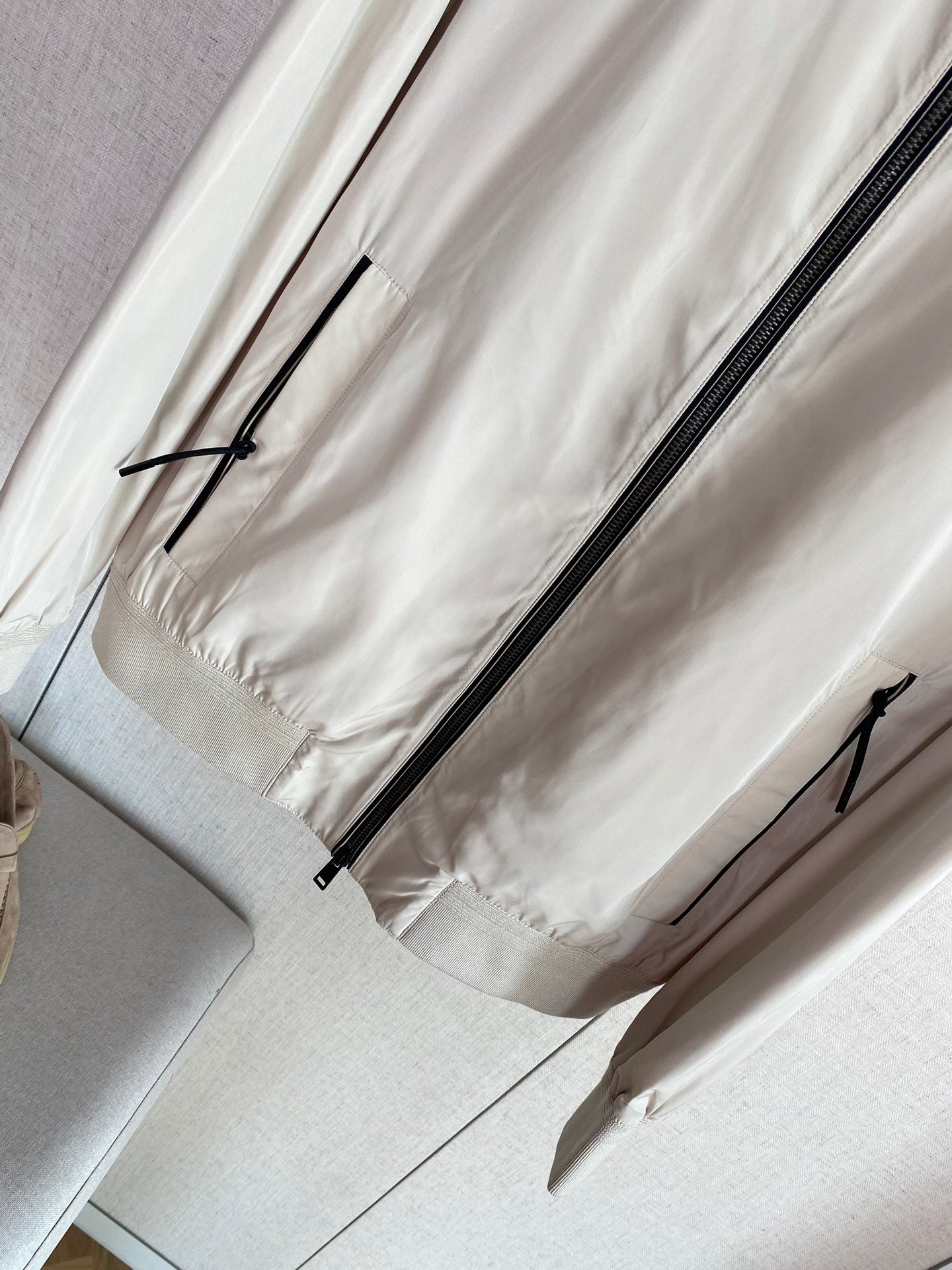 ZEGNA Beige Bomberjacke