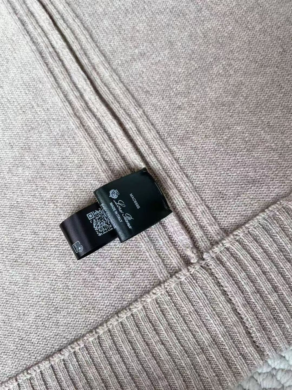 Loro Piana Herren-Strickjacke aus Kaschmir mit Reissverschluss Beige