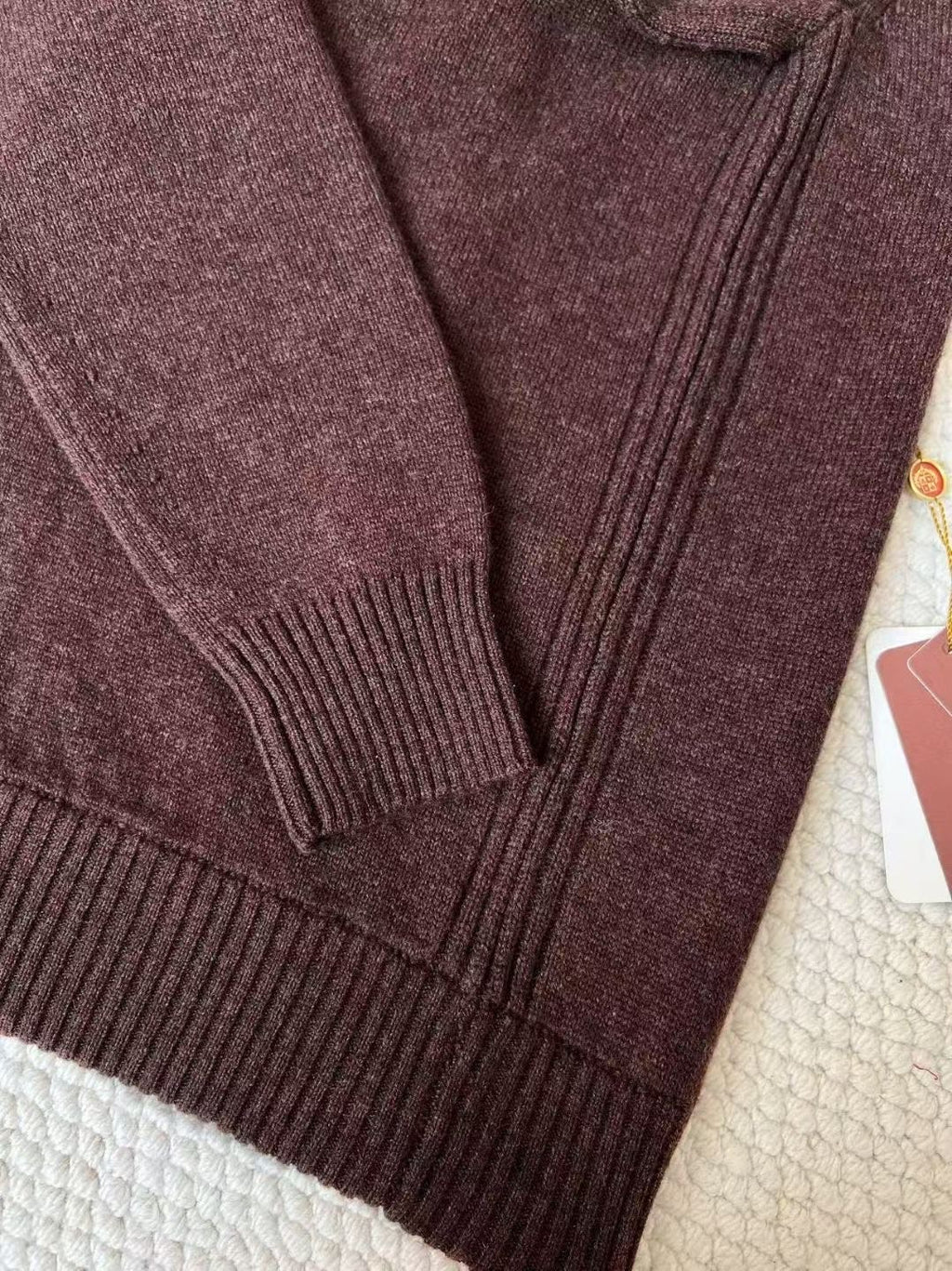 Loro Piana Eleganter Zip-Pullover aus reinem Kaschmir