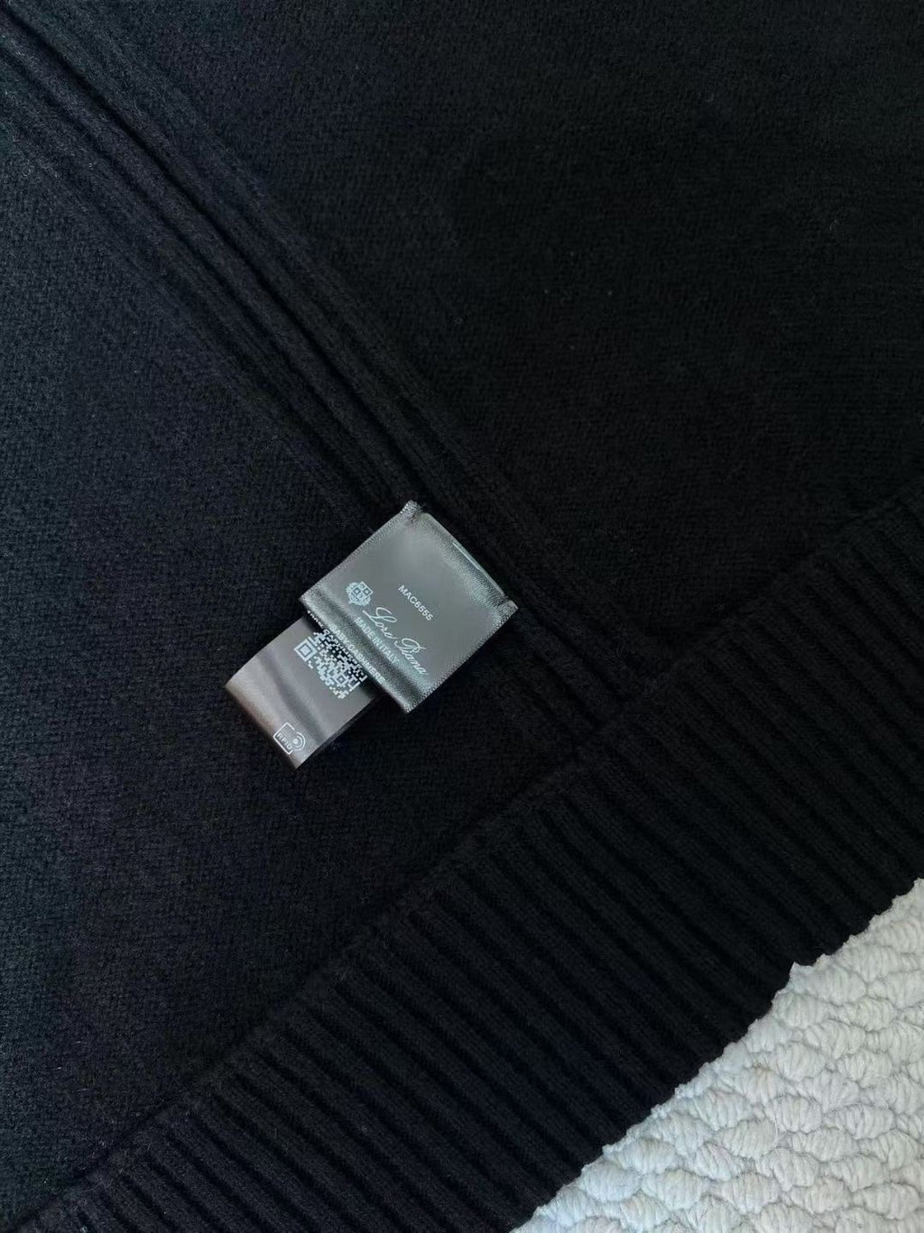 Loro Piana Zip-Strickjacke in Schwarz