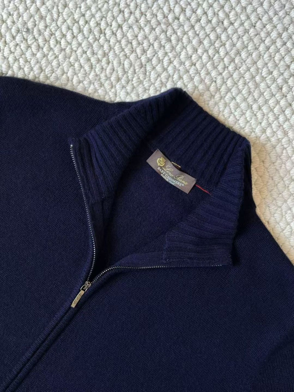 Loro Piana Strickjacke in Dunkelblau
