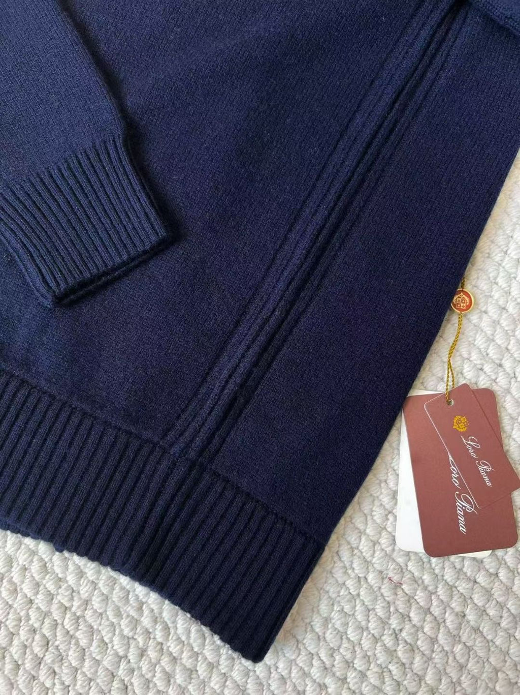 Loro Piana Strickjacke in Dunkelblau