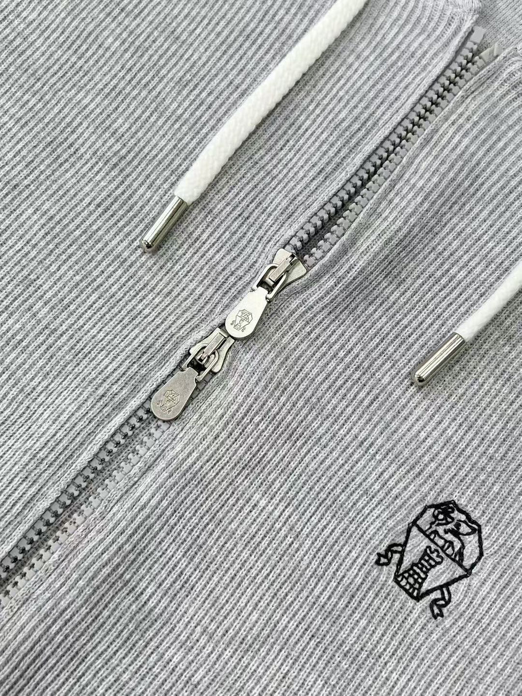 Brunello Cucinelli – Luxuriöser Zip-Hoodie aus Kaschmir-Mix