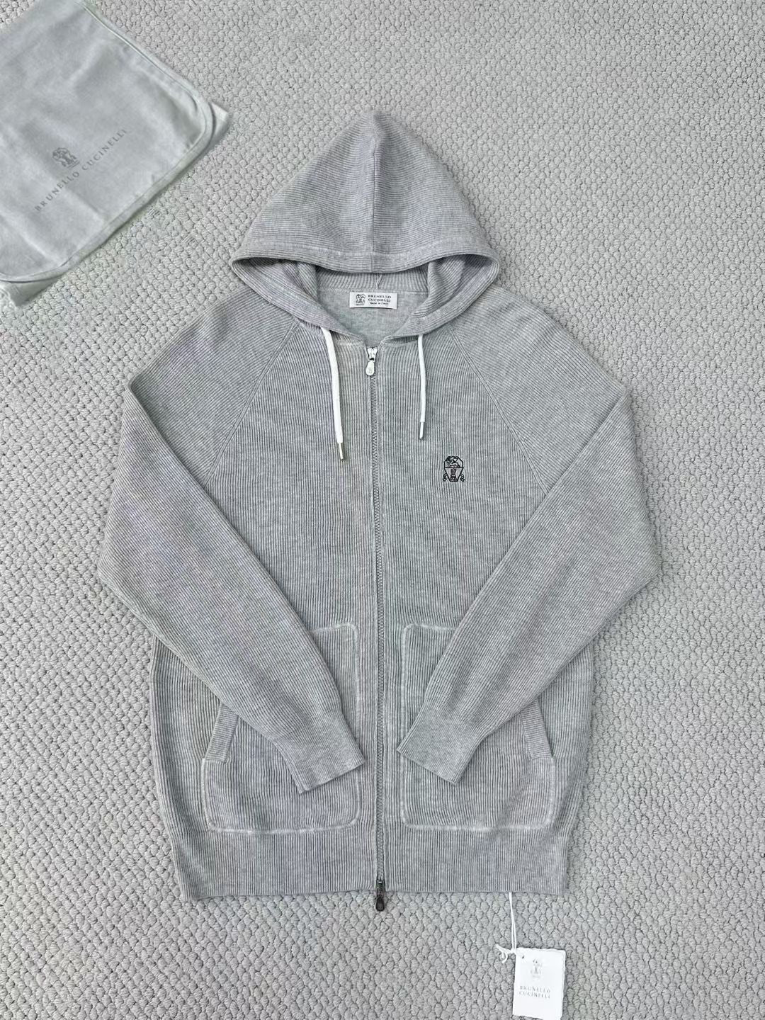 Brunello Cucinelli – Luxuriöser Zip-Hoodie aus Kaschmir-Mix
