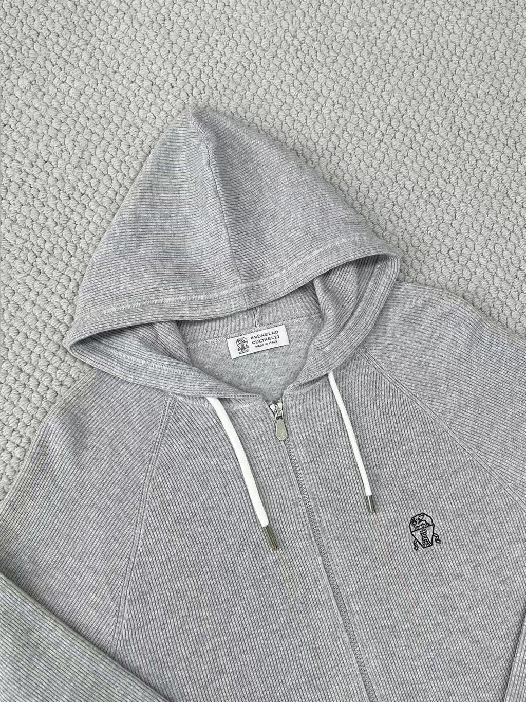 Brunello Cucinelli – Luxuriöser Zip-Hoodie aus Kaschmir-Mix