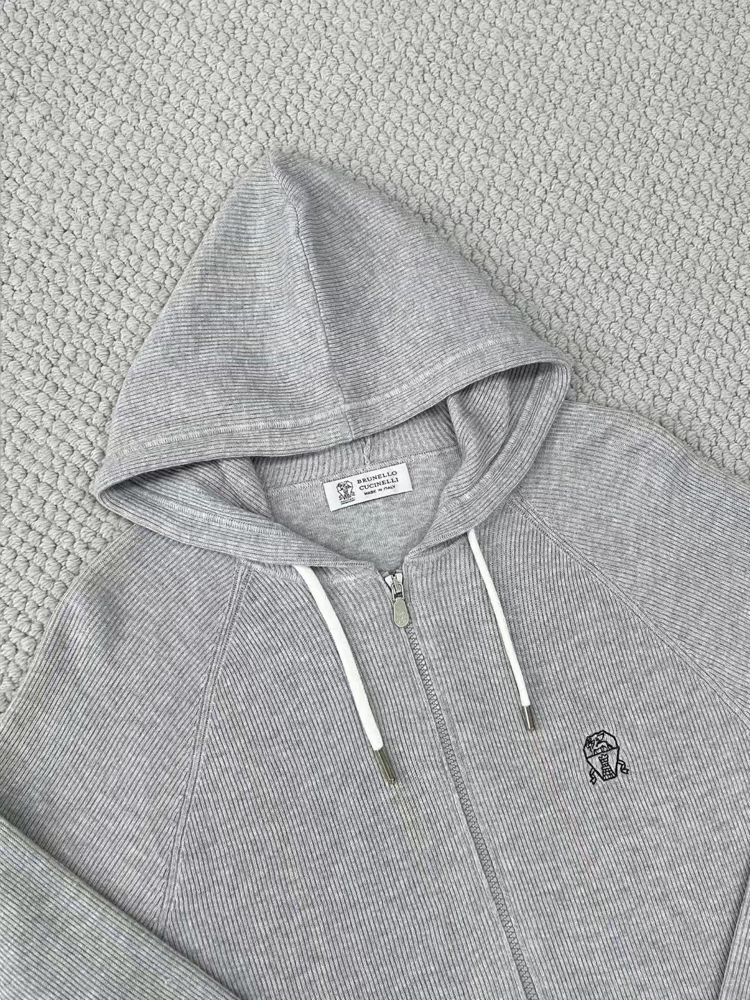 Brunello Cucinelli – Luxuriöser Zip-Hoodie aus Kaschmir-Mix