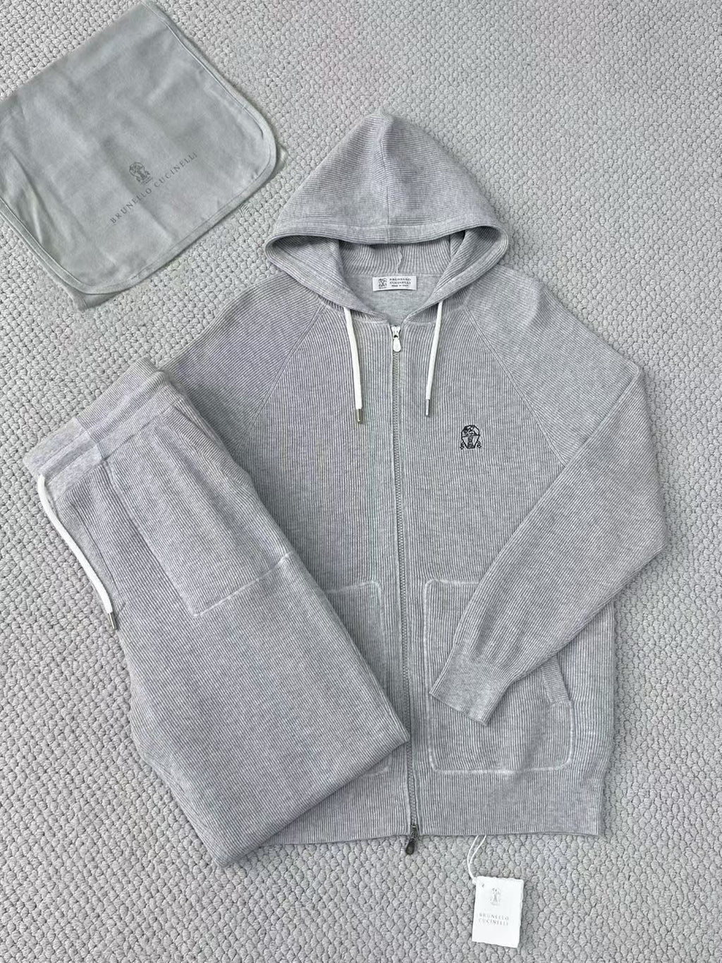Brunello Cucinelli – Luxuriöser Zip-Hoodie aus Kaschmir-Mix